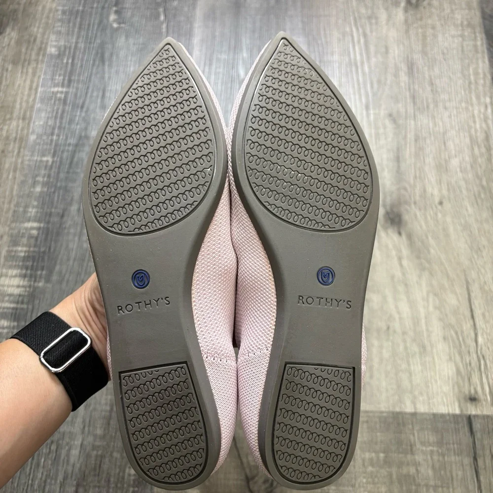 Rothys Petal Pink Solid Point, EUC - Picture 9 of 16
